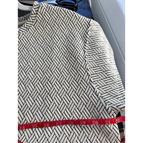 See and Be Seen Women's Cropped Blouse Tweed Feel Size Small Professional - Picture 8 of 8